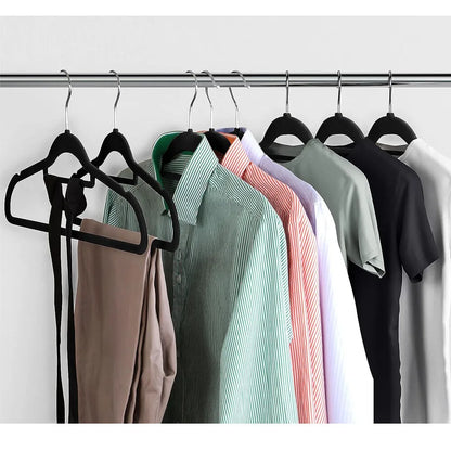 Coat Clothes Clothing Veet Velour Non Slip Flocked Trouser Hangers UK