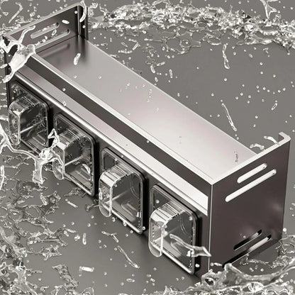 Condiment Holder, Kitchen Condiment Organizer - Condiment Organizer Shelf - Multifunctional Shelves for Condiment Storage