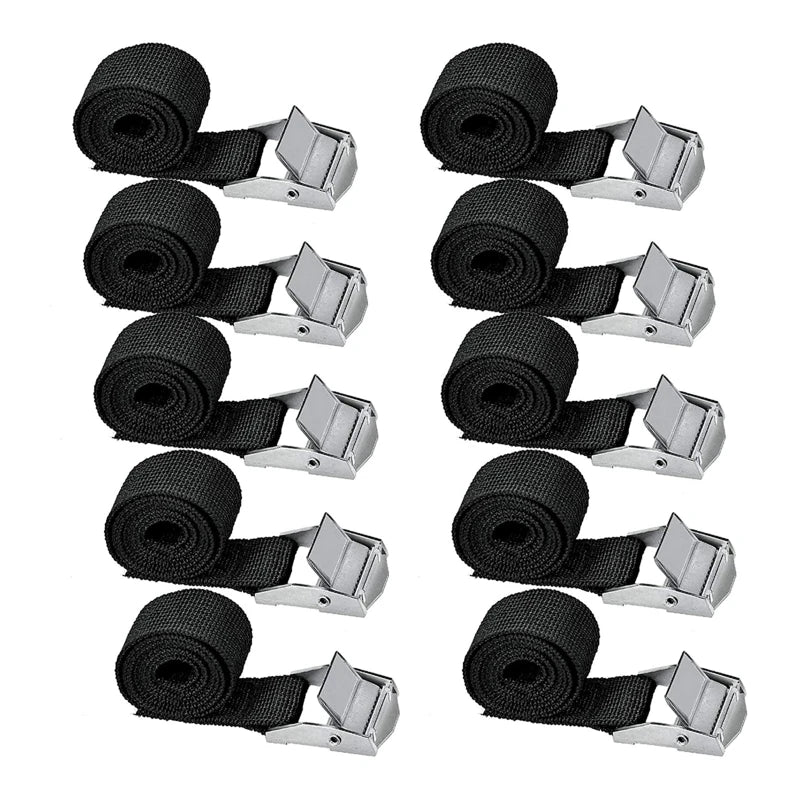 Tie Down Straps Zinc Alloy Adjustable Cam Buckle Luggage Package Fixing Straps Dropshipping