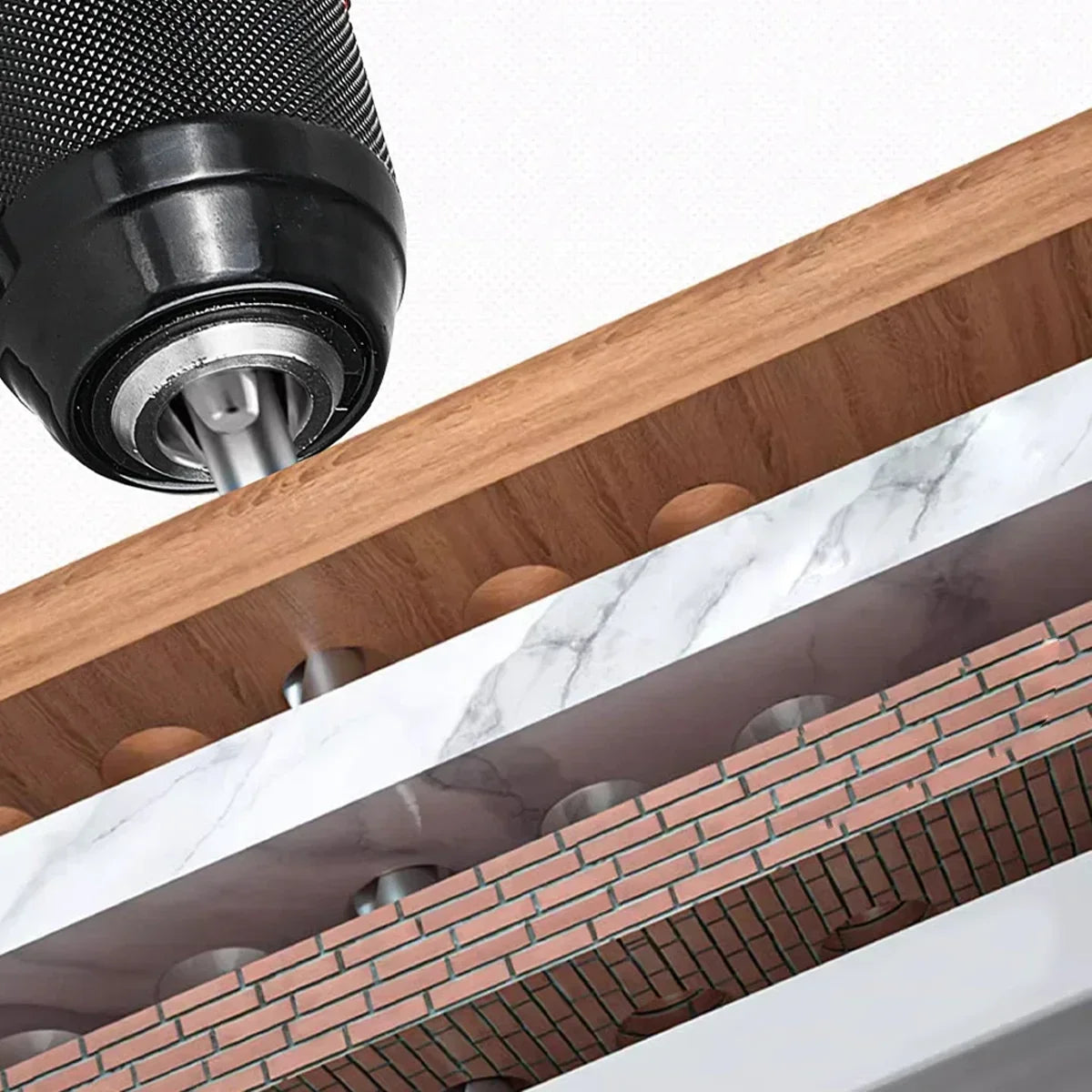 21V Brushless Electric Impact Driver Screwdriver Handheld Drill Set +2X Battery