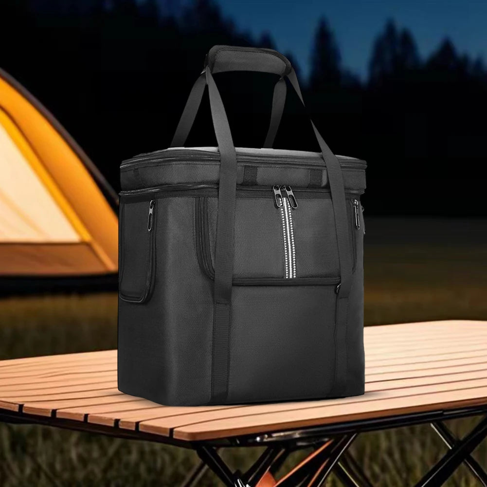 Carrying Case for BLUETTI Portable Power Station AC180 Bag Protective Case Waterproof Anti-drop with Shoulder Strap & Handle