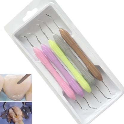 Dental Composite Resin Filling Filler Spatulas Autoclavable Autoclavable Disinfection Box Dentistry Restoration Instrument Tools