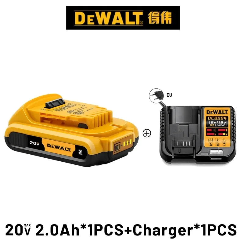 100% Original DeWalt 20V/60V 2.0Ah-9.0Ah MAX Battery Power Tool Replacement For DCB184 DCB181 DCB182 DCB200 Battery.