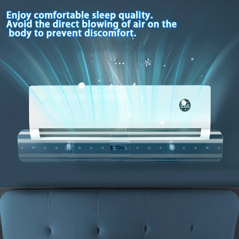 2025 New 1 PCS Wall AC With 360 Adjustable Air Guide Silent Design Uniform Cooling For All Wall Mounted Air Conditioners