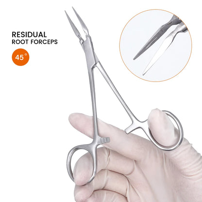 Dental Residual Root Tweezers Forceps Tooth Extractor Plier Fragment Minimally Invasive Cutter Dentistry Surgical Instrument