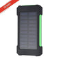 100000mAh Solar Power Bank External Battery Portable Charger Waterproof Powerbank W/ SOS Flashlight for IPhone Xiaomi Huawei