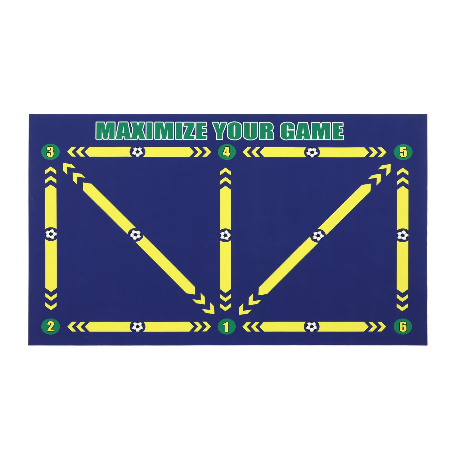 Thick Soccer Training Mat 60x90cm Durable Non-Slip Foldable For Kids Adults Indoor Outdoor Football