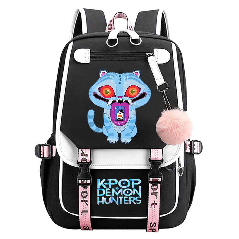 School Backpack for Students KPop Demon Hunters Daily Bagpack 2025 Hot Movie Print Backpacks for Girl Outdoor Sport School Bag