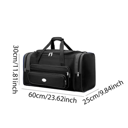 Travel Duffle Bag for Men Women with Shoe Compartment Weekender Bag Adjustable Strap Gym Bag Tote Bag for Sports Bussiness Trip