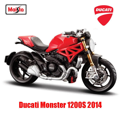 Maisto Ducati Super Naked V4 S 1:18 Scale Alloy Motorcycle Diecast Model Collectible Grade Gift Toy