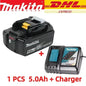 Makita Power Tool Rechargeable Lithium-ion Battery 5.0Ah 6.0Ah 9.0Ah 18V BL1860B BL1860 BL1850 BL1830 BL1815