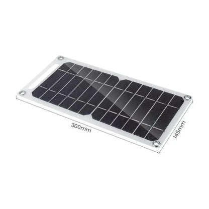 Solar Panel Can be fixed backpack 5-35W USB Waterproof Portable Charger for Outdoor Hiking, Camping, and Mobile Phone Charging
