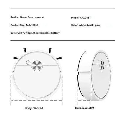 2026 Model Sweeping Robot Automatic Home Mini Cleaning Machine USB Charging Smart Sweep Mop 5-In-1 Vacuum Cleaner New