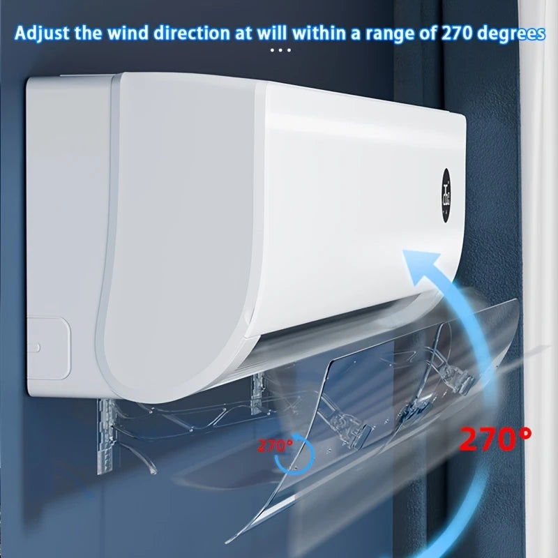 2025 New 1 PCS Wall AC With 360 Adjustable Air Guide Silent Design Uniform Cooling For All Wall Mounted Air Conditioners
