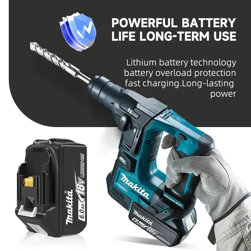 Makita Power Tool Rechargeable Lithium-ion Battery 5.0Ah 6.0Ah 9.0Ah 18V BL1860B BL1860 BL1850 BL1830 BL1815