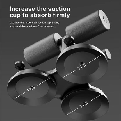 Sit Up Floor Holder with 3 Suction Cup Sit Up Exercise Equipment with Pull Rope Sit Up Exerciser for Strength Training