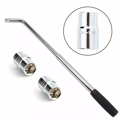 Extendable Wheel Brace Wrench Adjustable Telescopic 17MM 19MM 21MM 23MM Socket Tyre Nut Car Repair Tools For Car Van