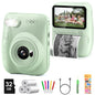 Kids Digital Camera 3.0" Portable Instant Print Camera 32MP HD 1080P Camera Toy Gift For 6-12 Year With 3 Rolls Printer Paper