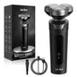 Sejoy 5 in 1 Electric Razor Shaver Barber for Men Rechargeable with Beard Trimmer Portable Shavers for Travel
