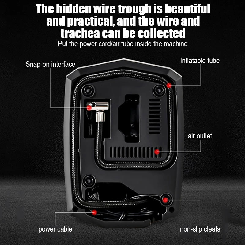 Digital Tire Inflator DC 12 Volt Car Portable Air Compressor Pump 150 PSI Car Air Compressor for Auto Car Motorcycles Bicycles