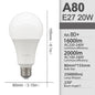 10pcs/lot LED bulb E27 AC 110V 220V 3W 8W 9W 12W 15W 18W 20W 24W LED A60 G45 lamp Saving Cold Warm White Bulbs for Home Light