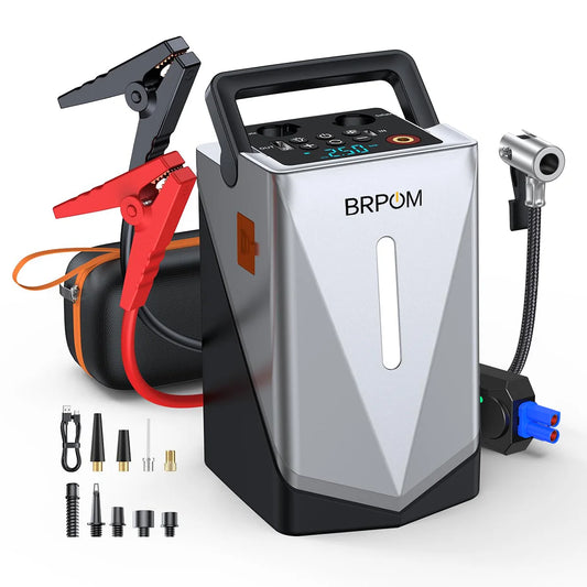 Car Jump Starter 6000A Peak 26800mAh 12V Auto Booster Battery Charger Jumper Box with Fast Charging With LED Screen