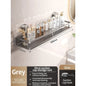 No Drill Suction Cup Suction Bathroom Rack Bathroom Shelf Toilet Space Aluminum Hanging Rack Bathroom Organizer Hang On The Wall