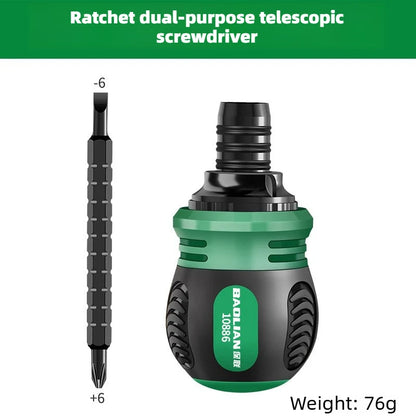 High quality ratchet screwdriver set with multifunctional adjustable inner cross shaped triangular plum blossom shaped screwdriv