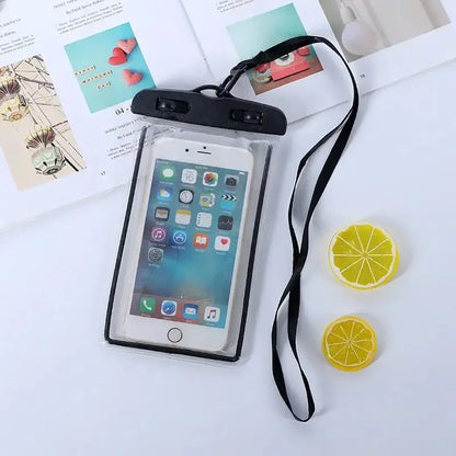 Waterproof Phone Pouch - Fits Up To 6.7" Devices, Durable Pvc Underwater Dry Bag For Swimming & Diving