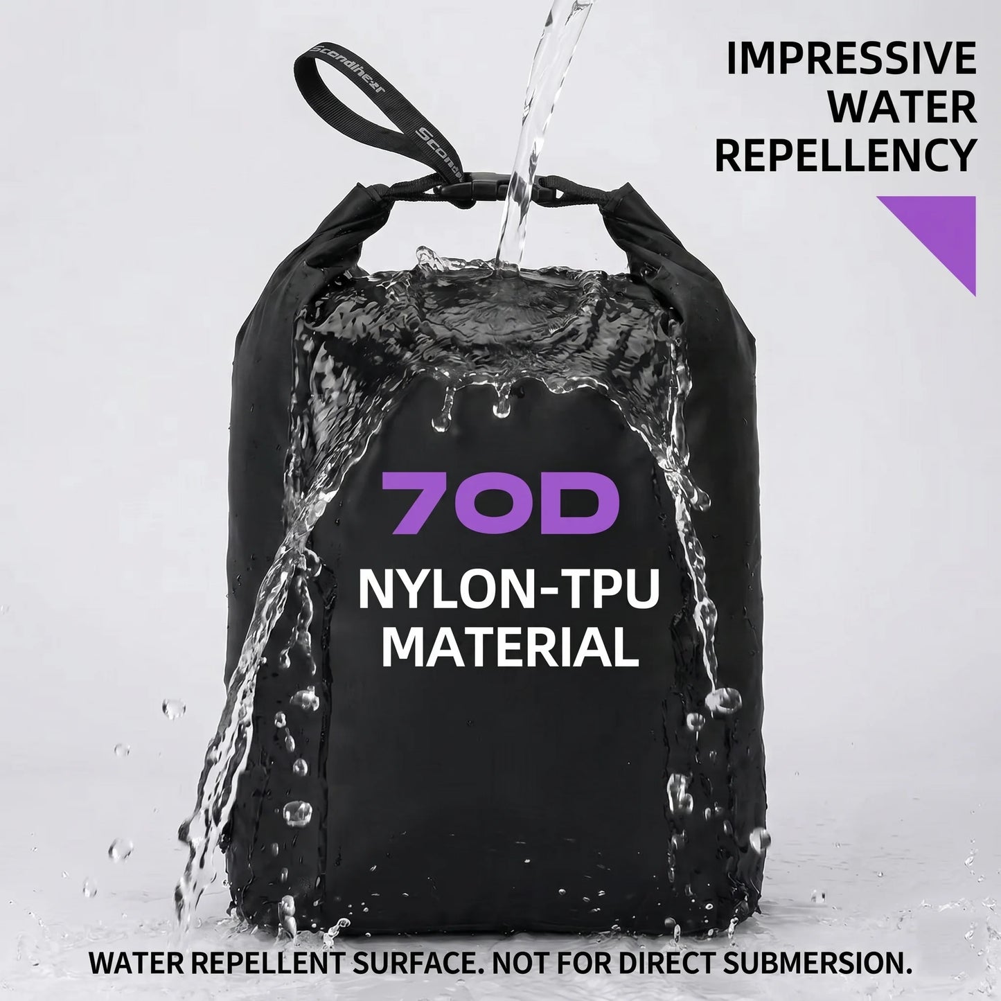 Luggage Vacuum Compression Bag Pump Free Reusable Vacuum Storage Bag 70% Space Save Waterproof Travel Clothes Sealed Packing Bag