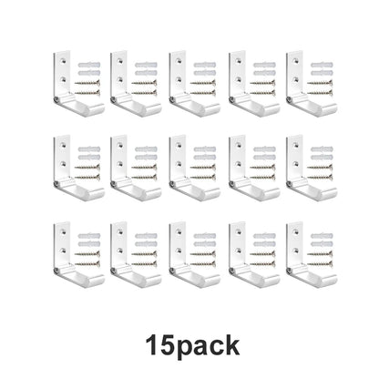 4-20Pcs Folding Coat Hooks Heavy Duty Aluminum Wall Mount Clothes Rack No Rust Invisible Wardrobe Towel Hanger Hook with Screws