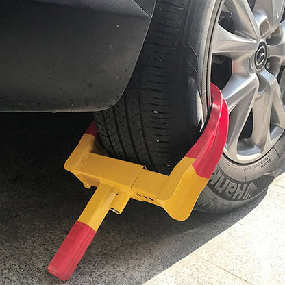Car Wheel Clamp Lock Boot Tire Tyre Claw Anti-Theft Lock Portable Heavy Duty Tire Claw for Auto Trailer Truck ATV RV Motorcycle