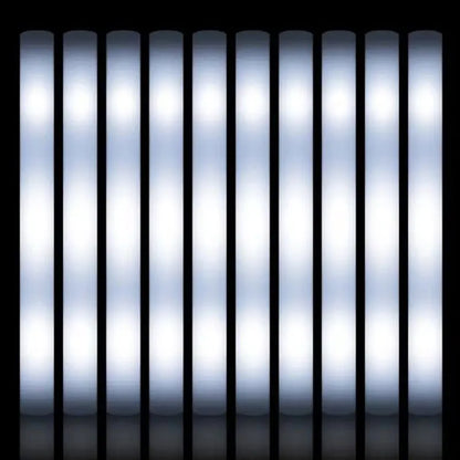 30Pcs Foam Glow Sticks with 3 Modes Colorful Led Flashing Glow Stick Glow in The Dark Party Supplies for Wedding Raves Concert