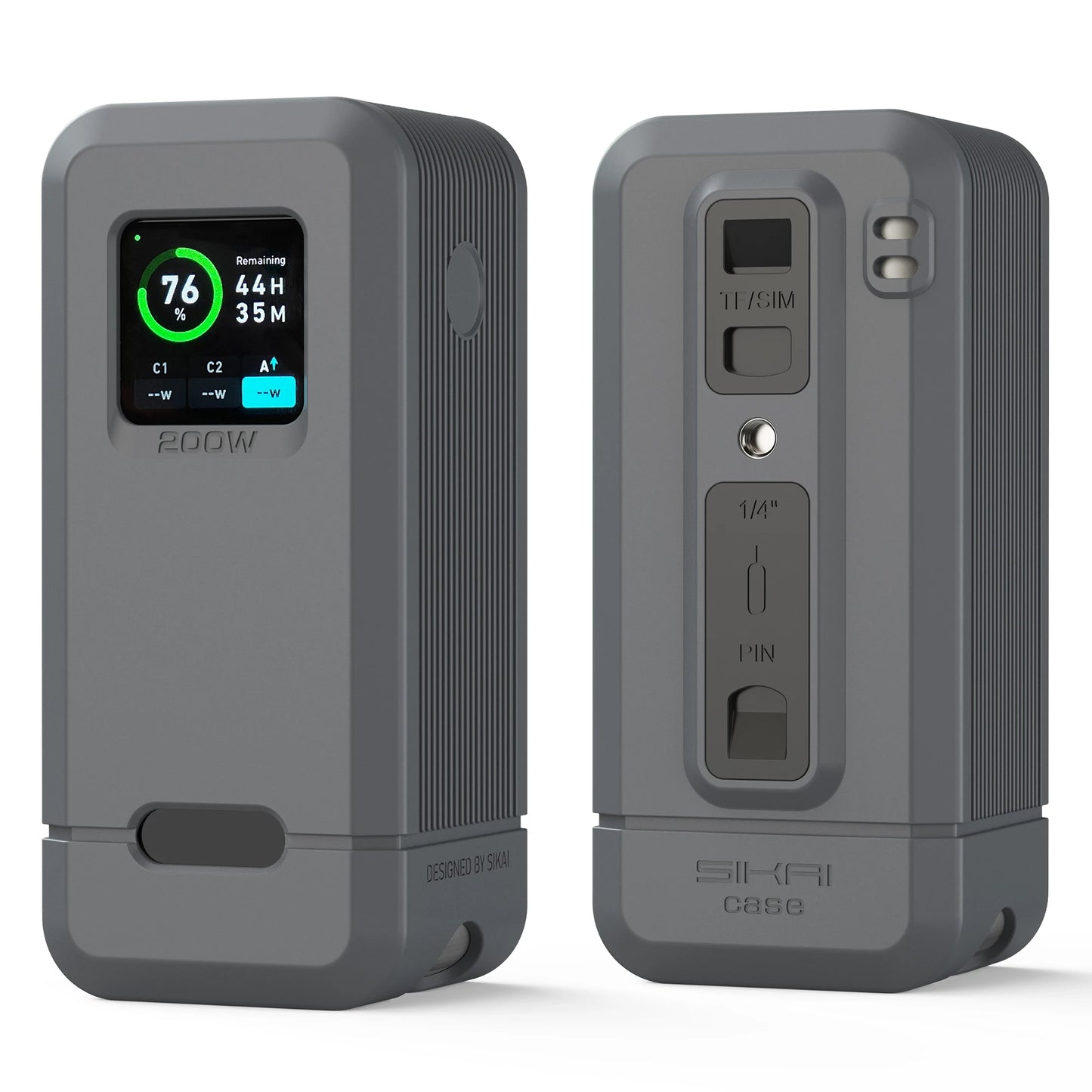 Silicone Case for Anker Prime 27,650mAh 250W/20,000mAh 200W Power Bank TF/SIM card PIN storage Carrying Travel Case Storage Bag