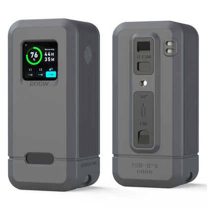 Silicone Case for Anker Prime 27,650mAh 250W/20,000mAh 200W Power Bank TF/SIM card PIN storage Carrying Travel Case Storage Bag