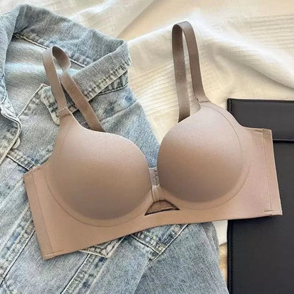 2024 Invisible Push Up Bra for Small Chest 3D Honeycomb Lift Technology No Wire Seamless Bralette  (A-B Cup) Skin-Friendly