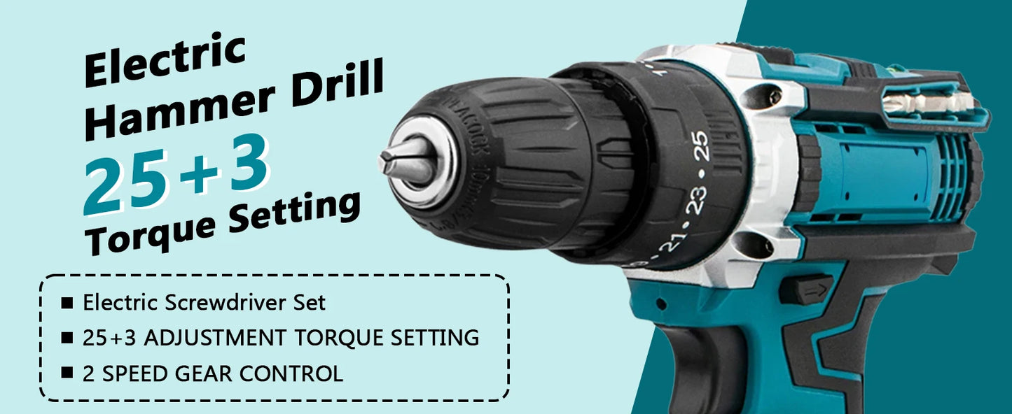 520NM Brushless Electric Impact Wrench Cordless Wrench Screwdriver PowerTool For Makita 18V Battery Pin