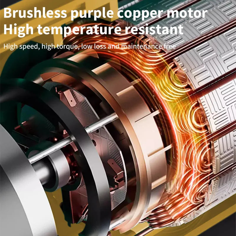 1/2 Inch Brushless Electric Ratchet Wrench 3/8In Cordless Variable Speed Wrench Impact Driver 20V Power Tool For DEWALT Battery