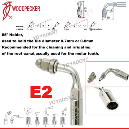 Woodpecker Dental Scaler Tips Ultrasonic Tooth Cleaning Machine Cutter Head Endo Perio Scaling Tips Fit EMS UDS Scaler Handpiece