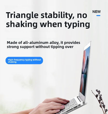 For Macbook Laptop Stand Folding Adjustable Aluminum Computer Pc Tablet Stand Notebook Tablelaptop Holder Heat Dissipation