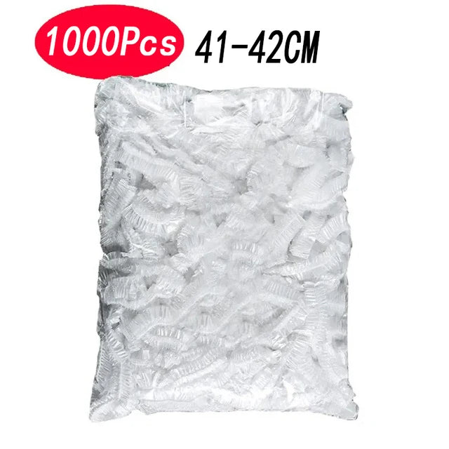 Plastic Disposable Food Cover Colorful Elastic Wrap Food Covers Fresh-keeping Lid Plate Kitchen Nylon Packaging Bags Storage Bag