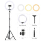 26cm 10inch Led Selfie Ring Light Round Ring Lamp with Phone Holder Photography Fill Lighting with Tripod for Youtube Live Video