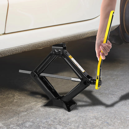 DayPlus Scissor Jack,Compact Car Jack 2 Ton/4409 LBS,105 to 385mm Lifting Range,with Hexagonal Lug Wrench for Cars/SUVS/Sedans