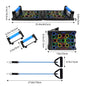 24-In-1 Multifunctional Push-up Board Set，Portable Foldable Fitness Equipment For Chest Abdomen Arms And Back Training