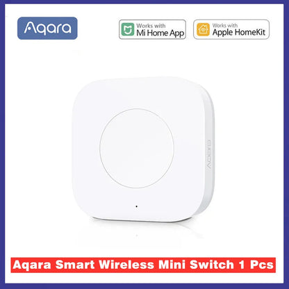 Aqara Smart Wireless Switch Key Remote Control ZigBee Compatible for Xiaomi Home Mijia Intelligent Application No Gyro Built-in