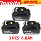Makita Power Tool Rechargeable Lithium-ion Battery 5.0Ah 6.0Ah 9.0Ah 18V BL1860B BL1860 BL1850 BL1830 BL1815