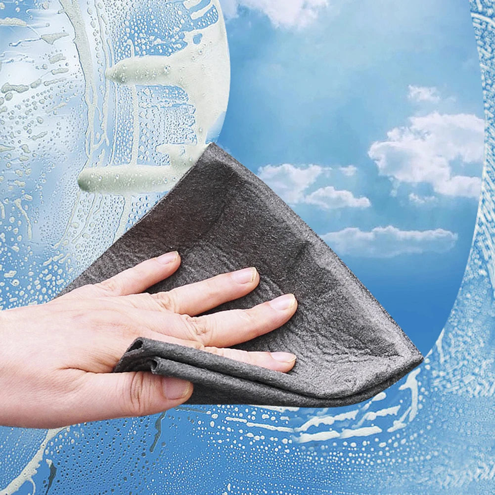 20/5PCS Thickened Magic Cleaning Cloth Reusable Microfiber Washing Rags Glass Wipe Towel For Kitchen Mirrors Auto Windows