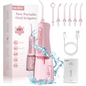 SEJOY Dental Oral lrrigator for Men Women Teeth Cleaner Portable Dental Water Flosser 4 Modes IPX7 Mouth Washing Machine