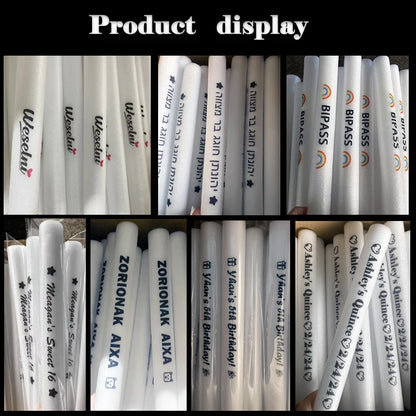 12/15/30/60Pcs RGB LED Glow Bulk Party Supplies Colorful LED Glow Sticks Foam Stick Cheer Tube Dark Light Birthday Wedding