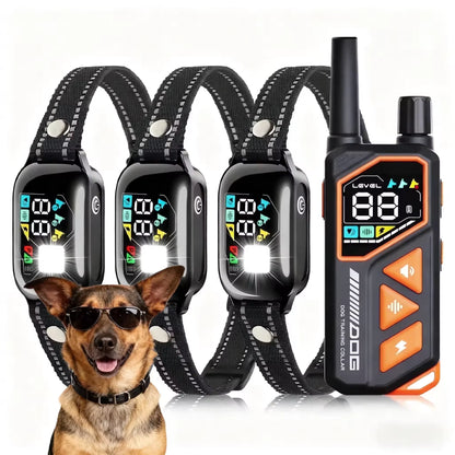2026 New AI Electric Collar for 10-120lbs Dogs,3300ft 2 in 1 Automatic Dog Training Collar,IPX7 Waterproof Dog Shock Collar